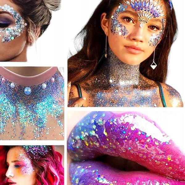 BROKAT DO ZDOBIENIA TWARZY CIAŁA UST WŁOSÓW GEL zdjęcie 5