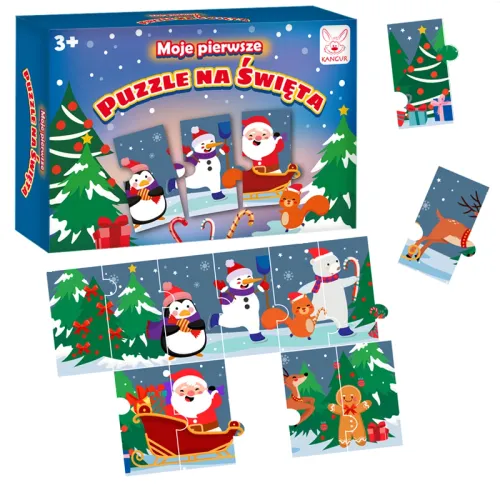 Puzzle 12 elementów. Moje pierwsze puzzle na Święta na Arena.pl