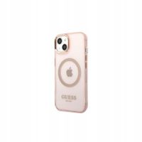 Etui Guess GUHMP13LHTCMP iPhone 13 Pro / 13 6,1" różowy/pink hard case Gold