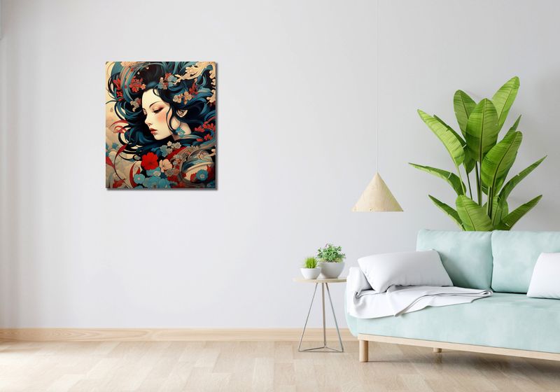 Obraz 60x70cm Szeptucha w Ogrodzie zdjęcie 2