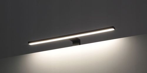 KINKIET LED LAMPA LED NA SZAFKĘ LUSTRO ŁAZIENKA 10W 50cm CZARNA na Arena.pl