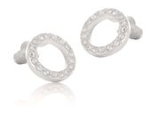 kolczyki zdobione kryształkami preciosa z kolekcji classic (p8971ag)