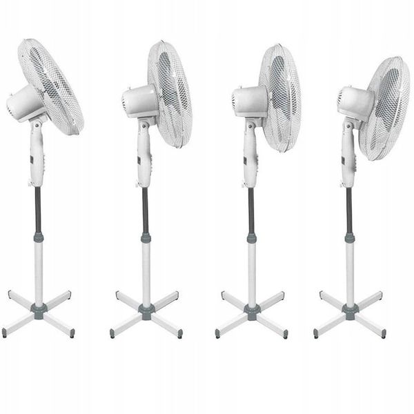 WIATRAK STOJĄCY WENTYLATOR PODŁOGOWY CZARNY/ BIALY zdjęcie 15