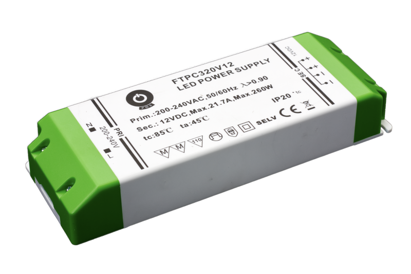 zasilacz LED 12V/21,7A CV,plastic case zdjęcie 1