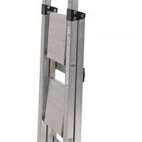 Drabina aluminiowa domowa składana 4 stopniowa LEMAR Slim Space 030104