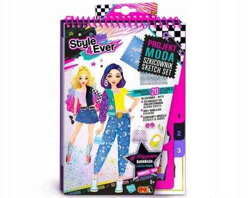 EPEE PROJEKT MODA zestaw kreatywny SZKICOWNIK dla dziewczynki +6 lat na Arena.pl