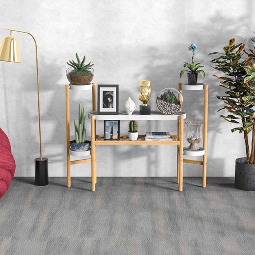 Bambusowy Stojak Kwietnik Na Rośliny Do Wnętrza na Arena.pl