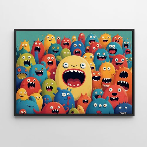 Plakat potwory plakat dla dziecka 70x100 cm na Arena.pl