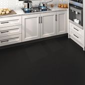 Płytki Panele Podłogowe Samoprzylepne PCV Czarne 30x60 cm 5 szt 0,9 m2