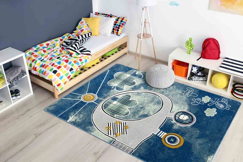 RUG/LU/TINIES/HELICOPTER/BLUE/80x150 zdjęcie 2