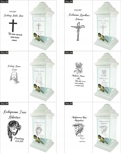 ZNICZ kapliczka WŁASNY GRAWER DLA BABCI lampion na Arena.pl