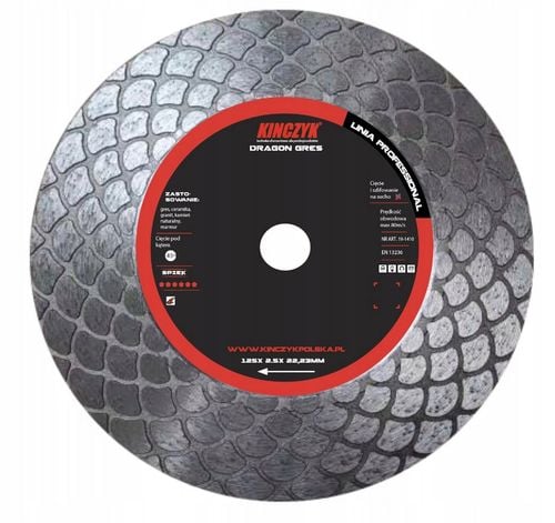 tarcza dragon-gres 125 x 2,5 x 22,23 kinczyk na Arena.pl