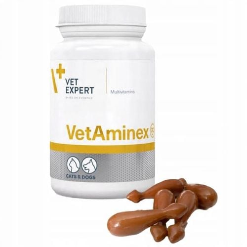 Preparat dla psów i kotów witaminy minerał Vet Expert Vetaminex 60 kapsułek na Arena.pl