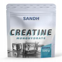 KREATYNA MONOHYDRAT 500G - PURE CZYSTA 200 MESH 100 PORCJI PREMIUM CREATINE