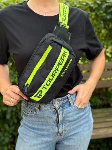 saszetka męska damska torba na talię sportowa pojemna solidna z paskiem na Arena.pl