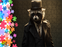 Puzzle tradycyjne Zwierzęta - Szop