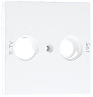 Efapel Base element centralny do gniazda antenowego RTV SAT biały 90686 TBR