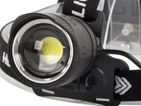 LATARKA CZOŁÓWKA LED 1000M POWERBANK ZOOM AKU IPX6 ALU LOTNICZE