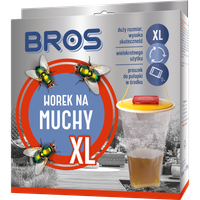 BROS Worek na Muchy XL Pułapka Zewnętrzna 8L Duża Skuteczna Wielorazowa