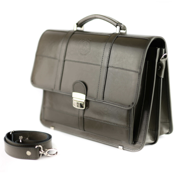 514 Teczka męska pasy - szary KEMER zdjęcie 1