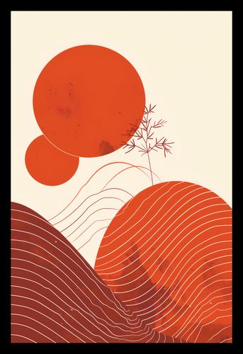 Plakat 20x30cm Ciepło Czerwieni na Arena.pl