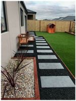 DUŻE GRUBE 2 cm szare PŁYTY TARASOWE CHODNIKOWE 120x60 jak BETON