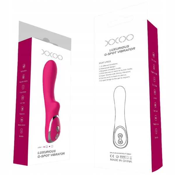 WIBRATOR DAMSKI INTENSYWNE ORGAZMY Z 10 FUNKCJAMI MASAŻER PUNKTU G zdjęcie 6