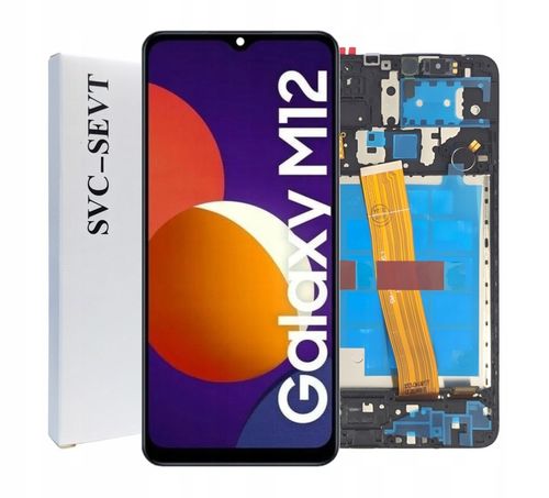 ORYGINAŁ WYŚWIETLACZ EKRAN LCD DO SAMSUNG GALAXY M12 RAMKA SM-M127 na Arena.pl
