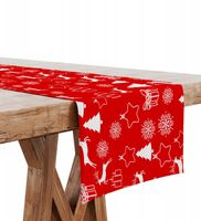 Bieżnik Obrus Świąteczny Bożonarodzeniowy wigilia 40x180 wzory