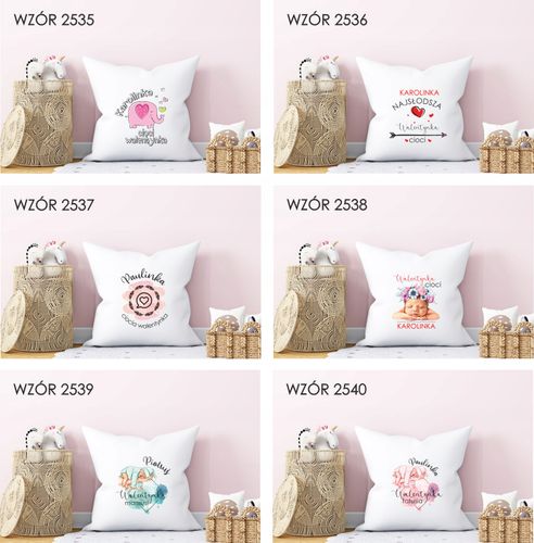 Poduszka z imieniem PREZENT CIOCIA WALENTYNKA na Arena.pl