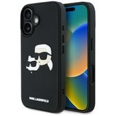 etui karl lagerfeld hc 3d rubber double  heads do iphone 16 czarny