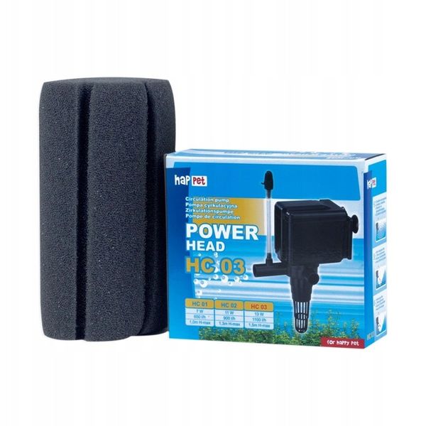 Pompa power head HC03 Happet + gąbka 20 cm zdjęcie 1