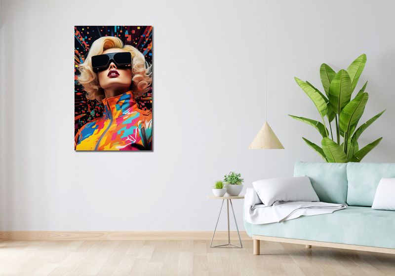 Obraz 60x100cm Retro Futuryzm zdjęcie 2