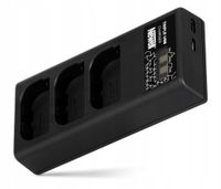 Ładowarka trzykanałowa Newell CD-USB-C do akumulatorów LP-E6 do Canon
