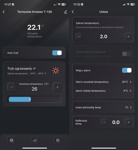 Czujnik Temperatury WiFi TUYA Termostat Elektroniczny 20A Pomiar na Arena.pl