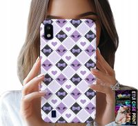 ETUI DO SAMSUNG A10 - MODNE SERCA KOKARDKI KOKARDA + SZKŁO