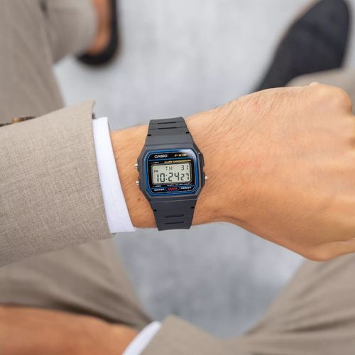 ZEGAREK MĘSKI CASIO F-91W-1YER (zd086a) - KLASYKA + BOX na Arena.pl