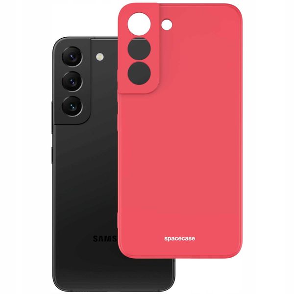 Spacecase Silicone Case Galaxy S22 Red zdjęcie 2