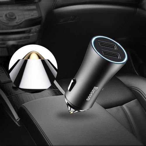 ŁADOWARKA SAMOCHODOWA BASEUS 4.8  2X USB na Arena.pl