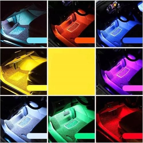 Paski LED 12V - OŚWIETLENIE LEDOWE Ledy wnętrza auta Taśma kabiny samochodu na Arena.pl