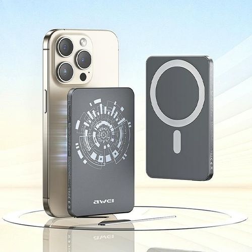 Powerbank AWEI 5000 mAh szary na Arena.pl