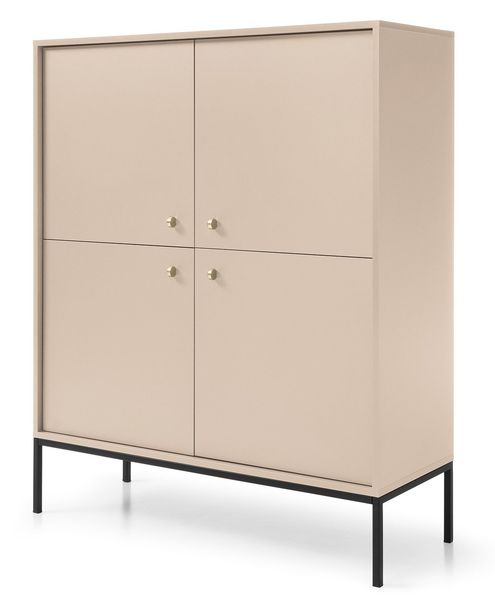 Komoda Evora wysoka beżowa zdjęcie 3