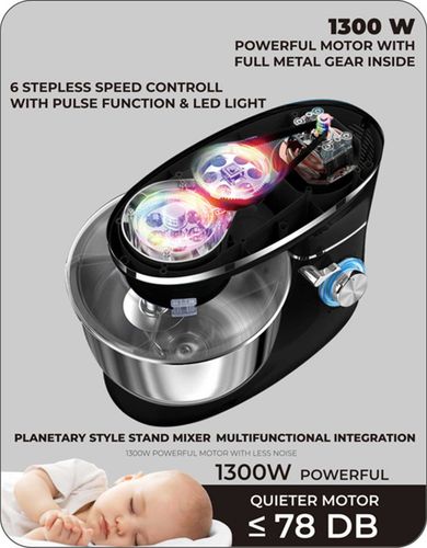 mikser robot planetarny berlinger haus bh-9512 matte black na Arena.pl