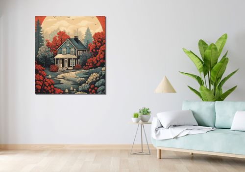 Obraz 90x100cm Idylla Rustykalna na Arena.pl