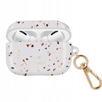 UNIQ etui Coehl Terrazzo AirPods Pro biały/natural
