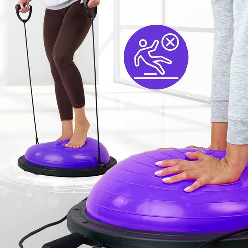 Platforma Do Balansowania Fioletowa Piłka Do Ćwiczeń Trener Równowagi na Arena.pl
