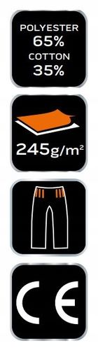 Spodenki robocze krótkie BASIC NEO roz S/48 na Arena.pl