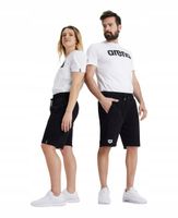 Spodnie dresowe krótkie szorty bermudy bawełniane Arena Unisex Czarny R.XL