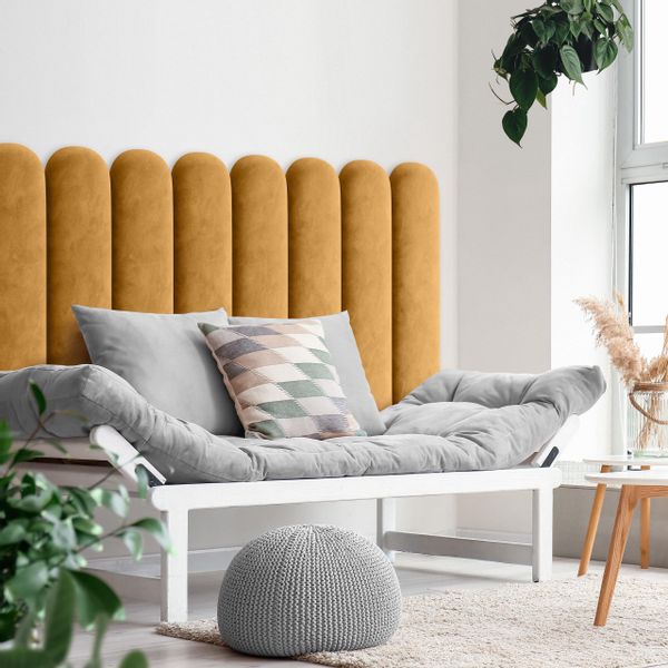 PANELE TAPICEROWANE NA ŚCIANĘ PŁOTEK ŻÓŁTY DLA DZIECI 80cm x 30cm zdjęcie 5