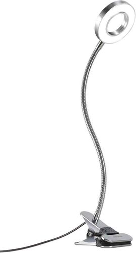 Lampka do czytania LED 7W zaciskowa srebrna na Arena.pl